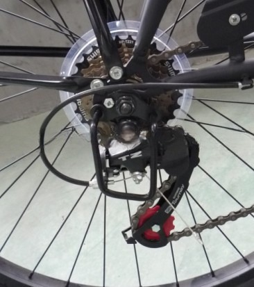 Hard Frame 26" Wheel Size Shimano 7 Speed American Rear Rack Men Beach Cruiser Bike