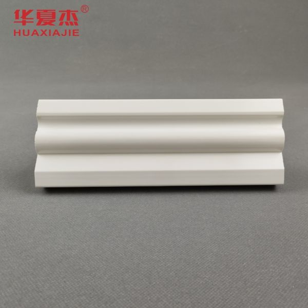 Buy White Pvc Skirting Board 70x20mm Pvc Moulding Easy To Clean Base Board Colonial Casing Indoor Decoration at wholesale prices