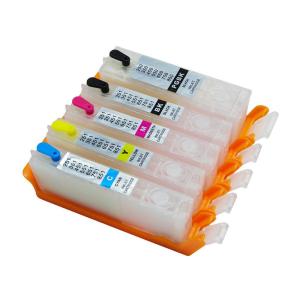 100ml / Piece Plastic Compatible Printer Ink Cartridges Refillded Canon