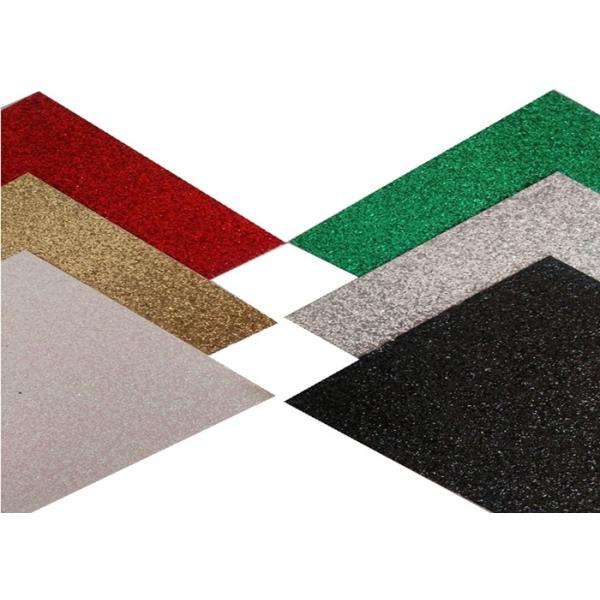 Buy Eco - Friendly Glitter Stock Paper , 65cm Width Sparkle Craft Paper at wholesale prices