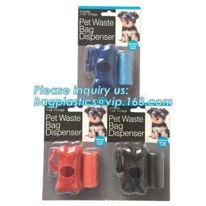 LED Disposable portable pet dog trash waste bag with dispenser, Dog Grooming