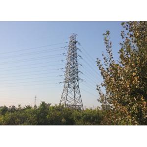 1000KV 4 Legged Steel Lattice Q235B Electric Power Tower