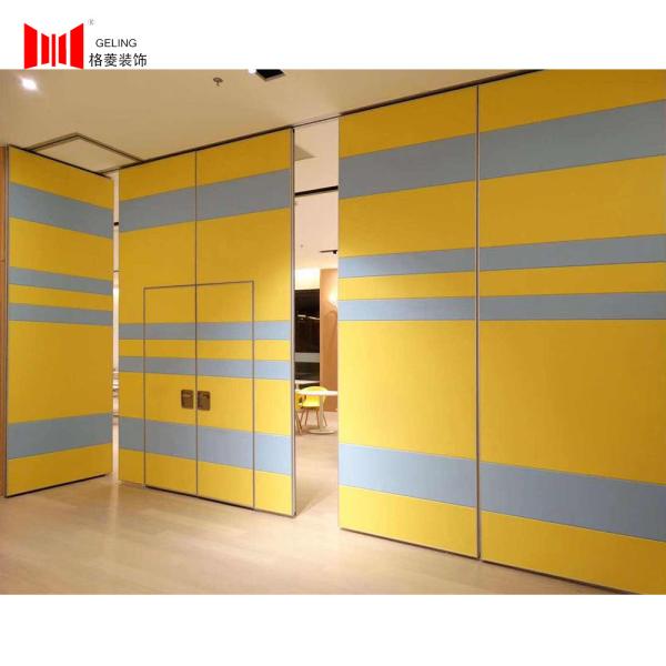 Buy ODM 6063 Aluminum Alloy Operable Partition Wall Fabric Hard Cushion at wholesale prices