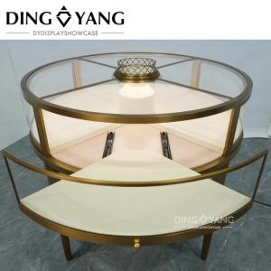 Fashion Round Jewelry Display Cases, Metal Frame Output Voltage 12 V Used