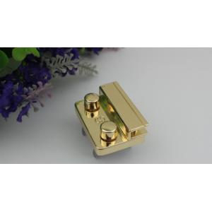 Handbag hardware suppliers wholesale light gold metal push lock