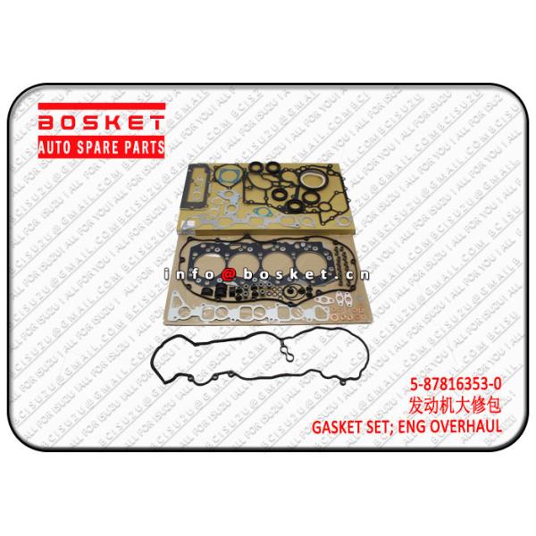 Buy Isuzu 4JJ1T  Engine Overhaul Gasket Set 5878163530 5-87816353-0 at wholesale prices