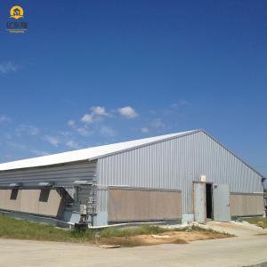 Steel Structure Poultry House Q235 Q345 S355 Galvanized Roof