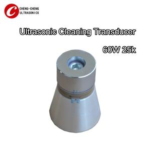 Quality 60W 25K Ultrasonic Cleaner Vibration Piezoelectric Transducer for sale