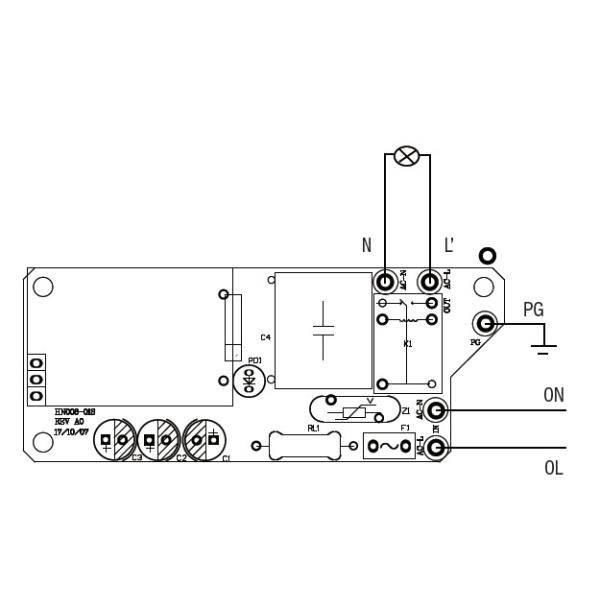 220 - 240VAC On Off Switch Sensor Without Housing For Built In Installation