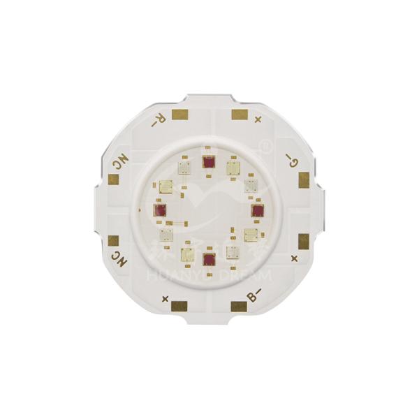 Buy 24W RGB COB LED Chip 11-15V Aluminum 50K Hours at wholesale prices