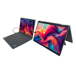 100w Portable Monitor Dual Screen Triple Display Laptop For Windows Mac System