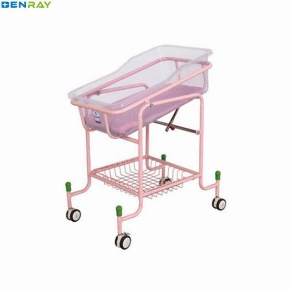 Buy Manual Children Hospital Bed Medical Home Use Children Kids Baby Basin Cart at wholesale prices