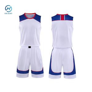 Custom Design Breathable Sport Wear Custom Sublimation Reversible Basketball