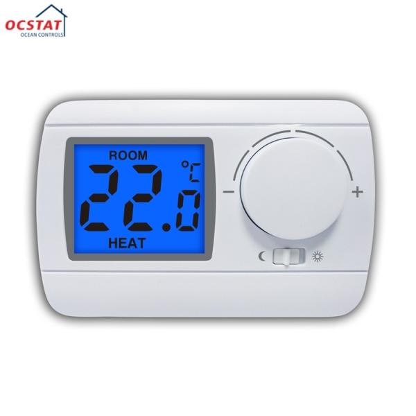 Buy Riseem ISO Gas Boiler Room Non-programmable Thermostat For Floor Heating System 230V at wholesale prices