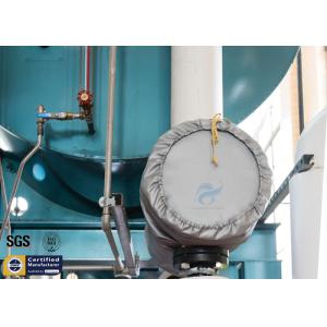 Thermal Insulation Covers 300℃ Fiberglass Heat Exchanger Reusable Jacket Blanket