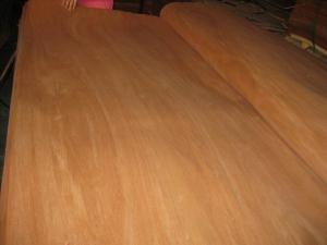 Quality Rotary Cut Red Canarium Wood Veneer Sheet, Face/Back Grade for sale