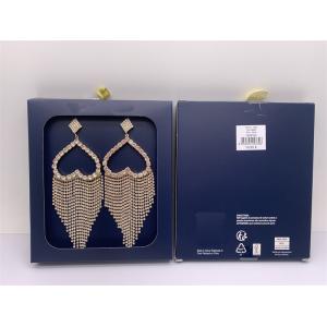 Reusable Heart Fringe Earrings Practical , Multipurpose Pave Diamond Earring