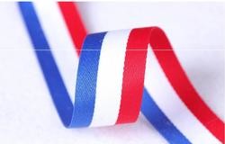 Wholesale Cheap Grosgrain Ribbon 40mm In Stock Red White Polyester Designer Logo