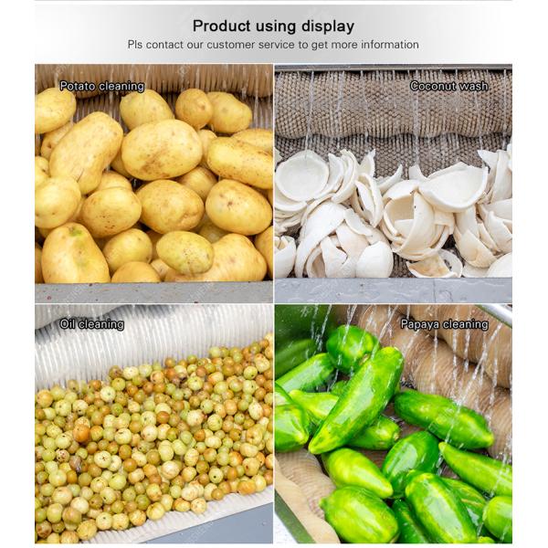 Potato Carrot Taro Sweet potato Yam Saiko persimmon Brush washing and peeling machine processing production Destoning Supplying