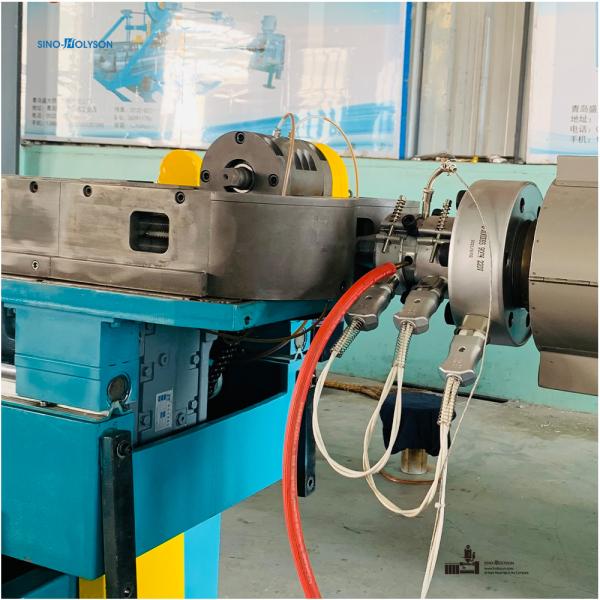 75 Rpm Screw Speed HDPE PP PVC Electrical Conduit Pipe Making Machine 22kw