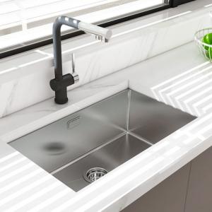 16 x 16 Undermount Stainless Steel Kitchen Sink Rectangular 42x40 Single Bowl