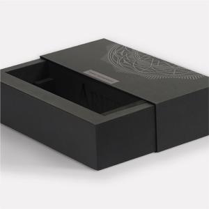 Customized high-end hardcover red wine gift box, single bottle red wine box,