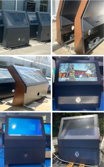 55in Horizontal LCD Touch Screen Outdoor Digital Signage