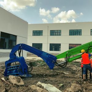 Hydraulic Pile Driver for 30T Excavators | Solar Farm Specialist | High-Speed