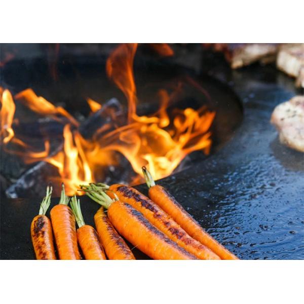 900mm Height Outdoor Cooking Grills Metal Barbecue Garden Corten Steel Heavy Duty BBQ