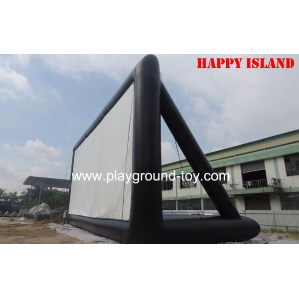 Professional Cloth Kids Inflatable Bouncer Movie Screen , Inflatable Outdoor