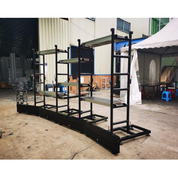 Hanging Curved LED Screen 0.8M 0.5M Aluminum Alloy Truss