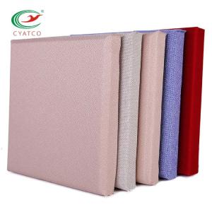 Nontoxic Durable Soundproof Fabric Wall Panels Multiscene Reduce Noise