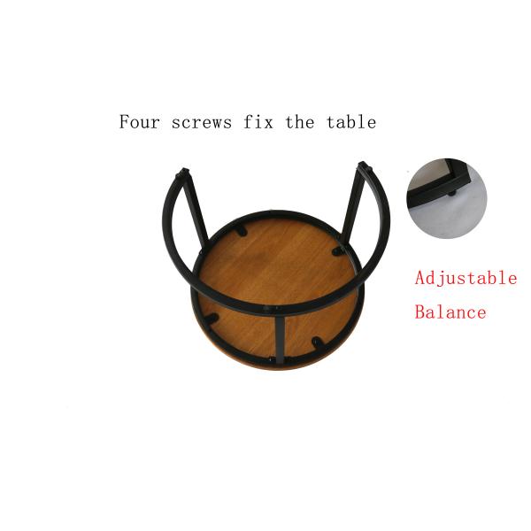 3 Set Of 18mm 70x48mm Round Wood Dinning Table