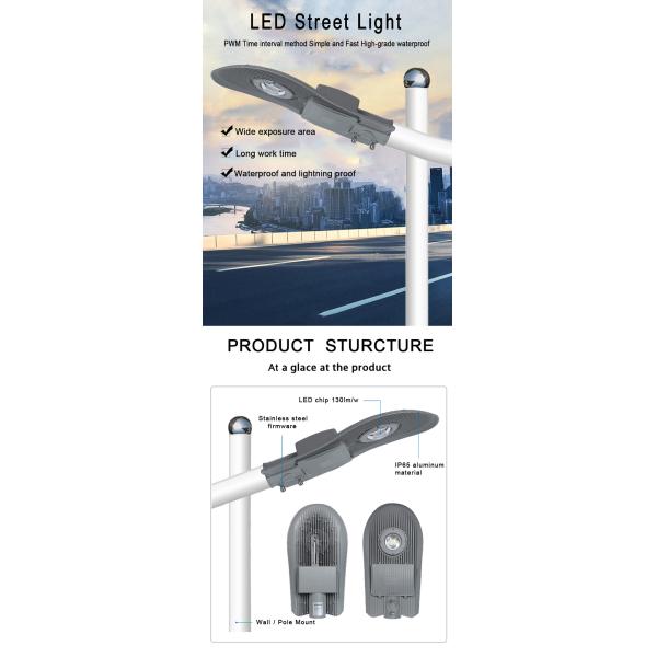 Outside Security LED Street Flood Light IP65 Illumination Curve