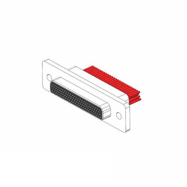 HUADA J30JM-74TJ Micro Rectangular Electrical Connector - 1.27mm Contact Spacing