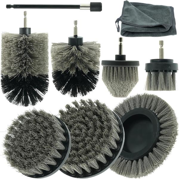 Rotary Drill Cleaning Attachments Grout Brush For Carpet Upholstery Cleaning
