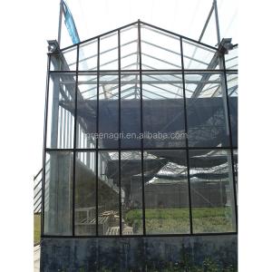 IGREEN Agricultural Venlo Glass Greenhouse to Grow Flowers and Seedlings