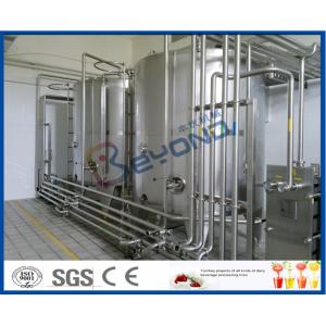 1500LPH UHT Milk Processing Line , Milk Powder Fresh Milk UHT Dairy Processing