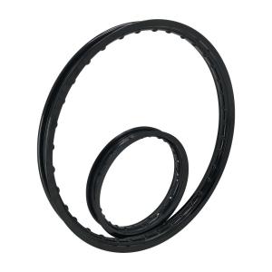 23 inch Black Motorcycle Wheels for Repair/Replacement