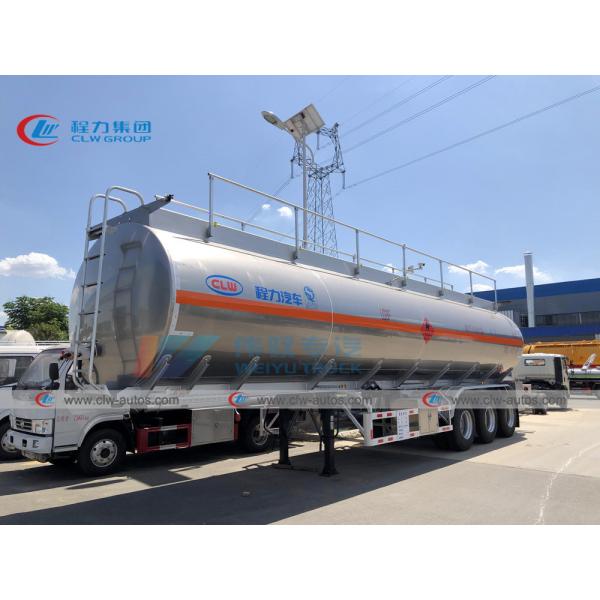 Buy 50CBM Aluminum Fuel Tank Trailer For Long Distance Delivery at wholesale prices