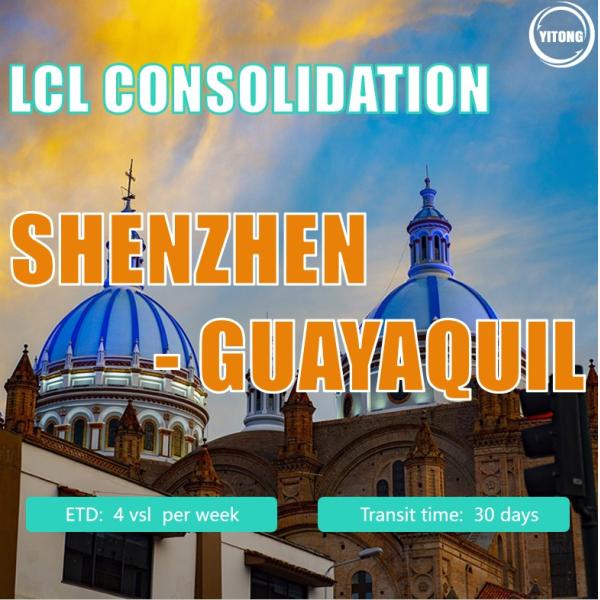 Buy LCL shipping from shenzhen to  Guayaquil, Ecuador at wholesale prices