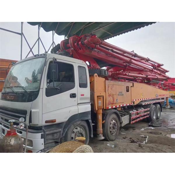 Buy Hbc Remote Control Used Concrete Trailer Pump Putzmeister 42m at wholesale prices