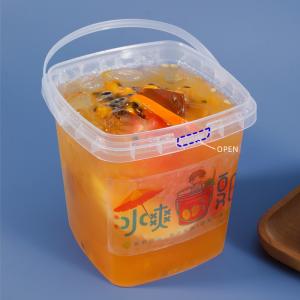 Sample Supplied Plastic Bucket Storage 280ml 500ml 1000ml Food Grade Color