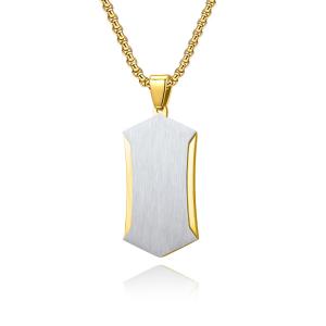 Stainless Steel Cross Pendant Necklace Christian Jewelry Satin Square Religious