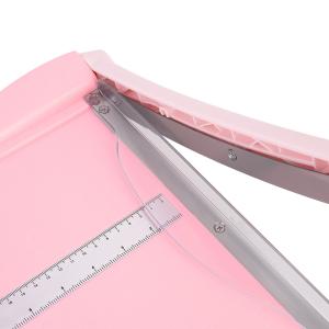 Manual A4 330x320mm Cutting Size Paper Trimmer with Pink Color and 10 Sheets