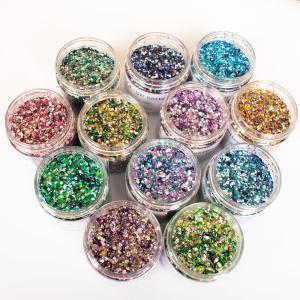 Diamonds Chameleon Glitter Flakes Mixed Photorefractive Chunky Paillette