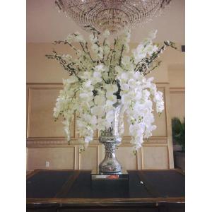 China Mirror Vase Polyresin Flower Vase With Mirror Pattern on sale