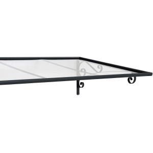 W150cm Polycarbonate Porch Canopy For Office Buildings