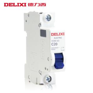 Delixi HDBE Miniature Industrial Circuit Breaker 1~63A 80~125A 1P 2P 3P 4P AC230