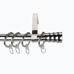 Aluminum drapery Brackets Curtain Hook Extenders Handle Rod Set
